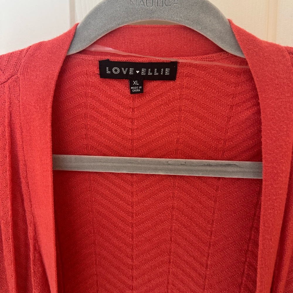 Love Ellie Women's Coral Cardigan